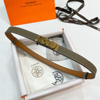 Slim Leather Waist Belt – Adjustable Fit