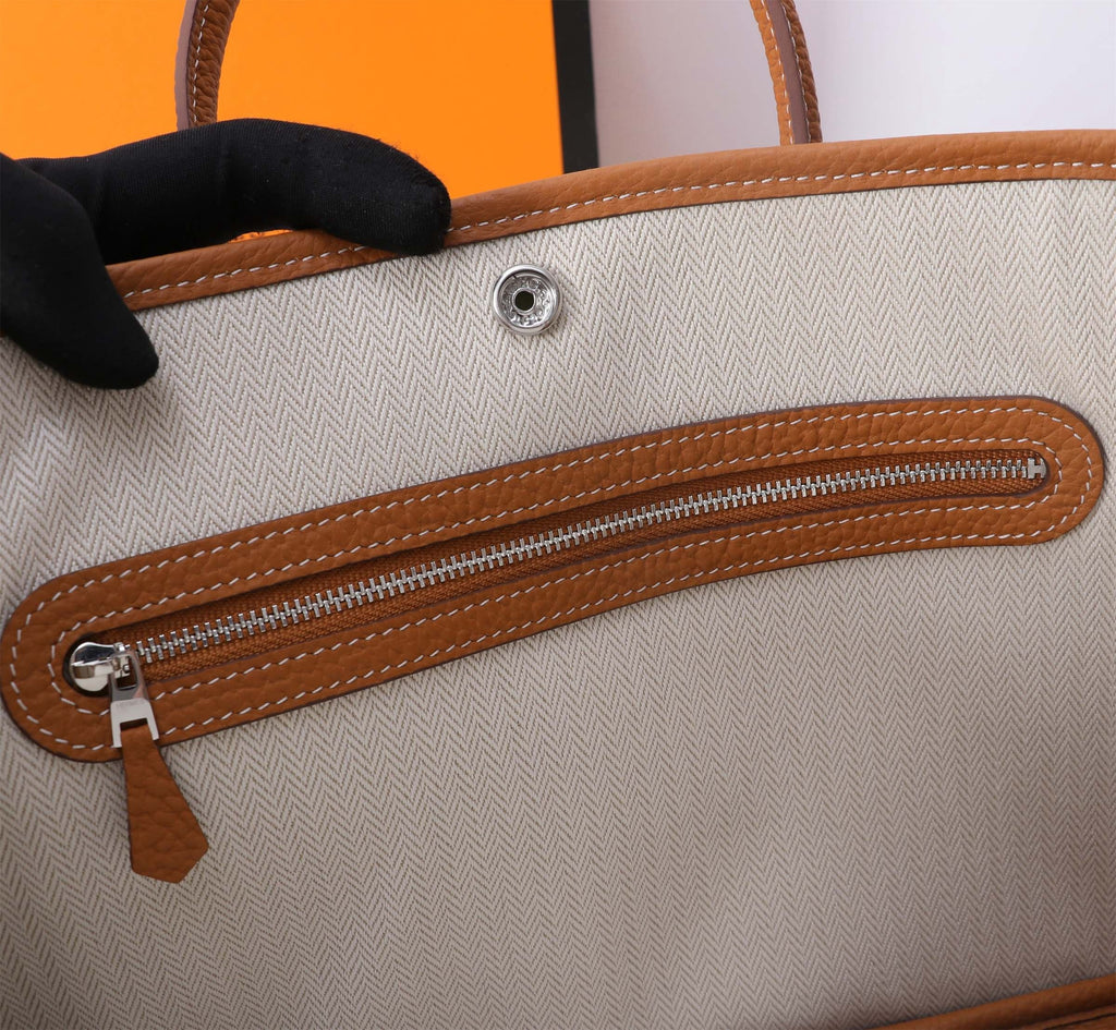 Garden Party Tote — Genuine Cowhide Leather (Premium quality)