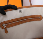 Garden Party Tote — Genuine Cowhide Leather (Premium quality)