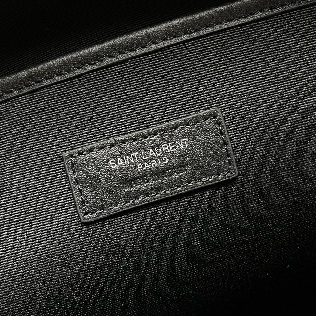 Crocodile-Embossed Leather Backpack