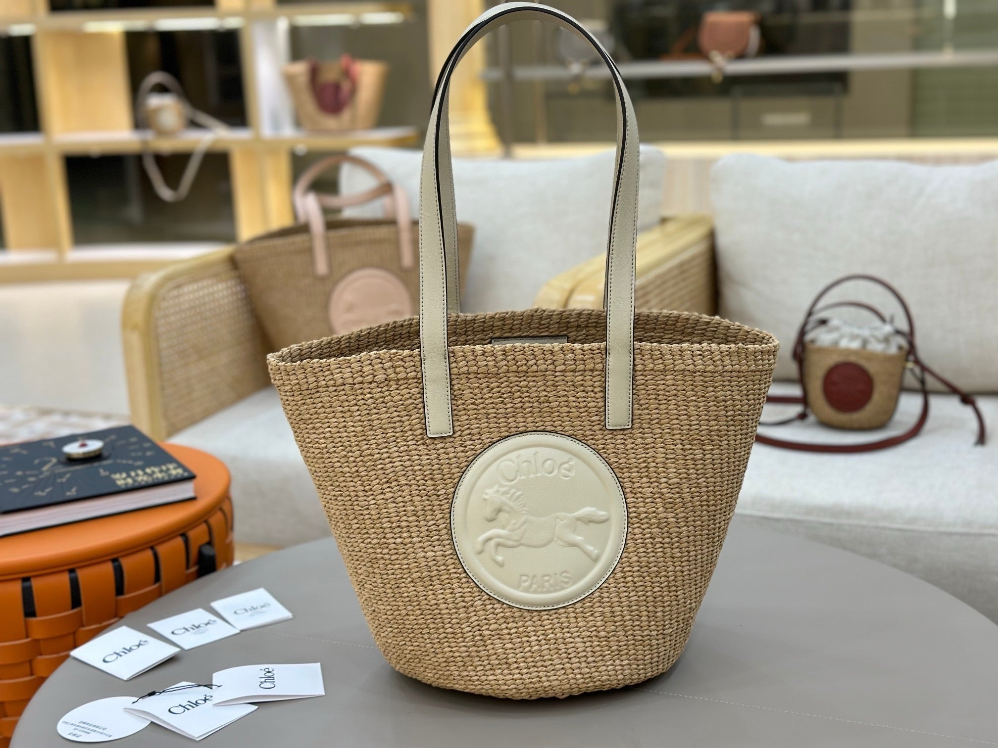 Woven Straw Bucket Bag  (Premium Quality)