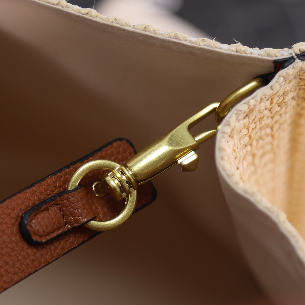 Handwoven Studded Tote Bag