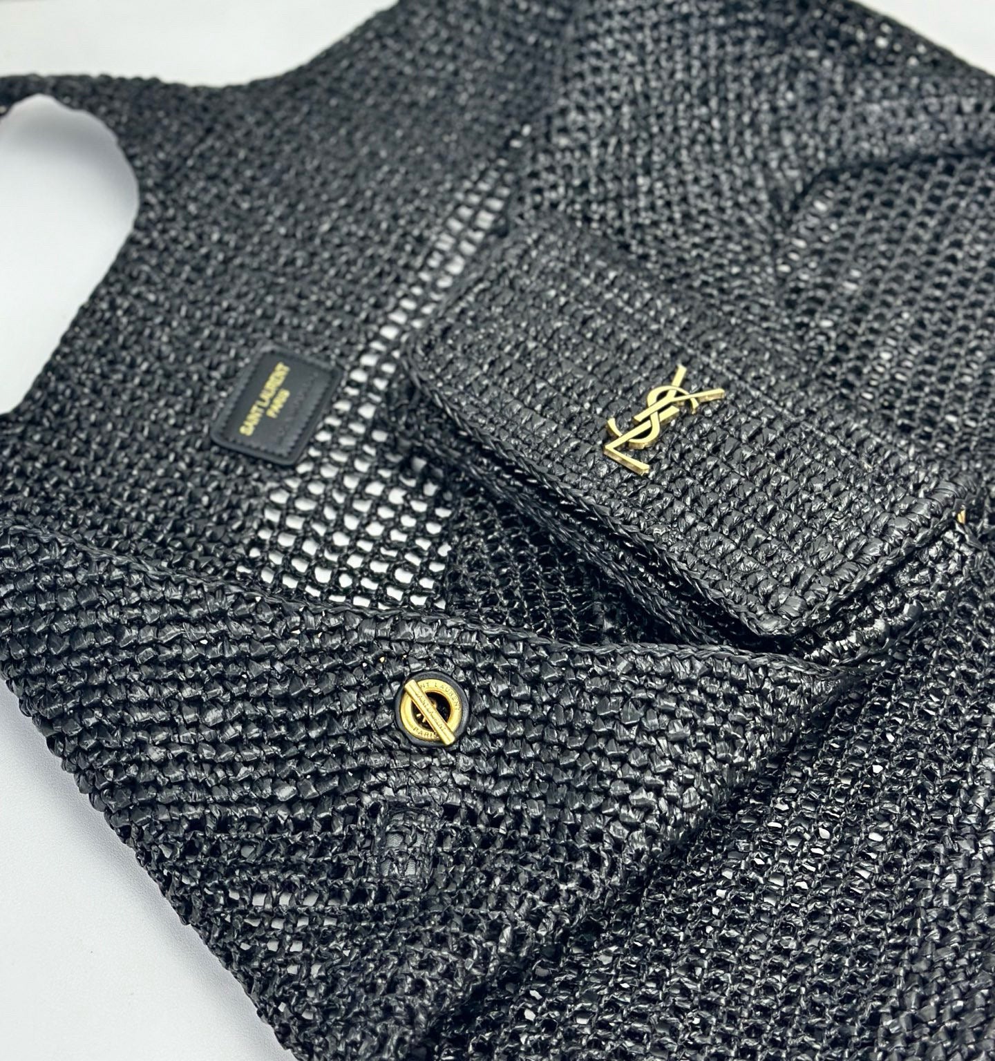 ICARE Natural Raffia Large Handwoven Tote Bag (High quality )