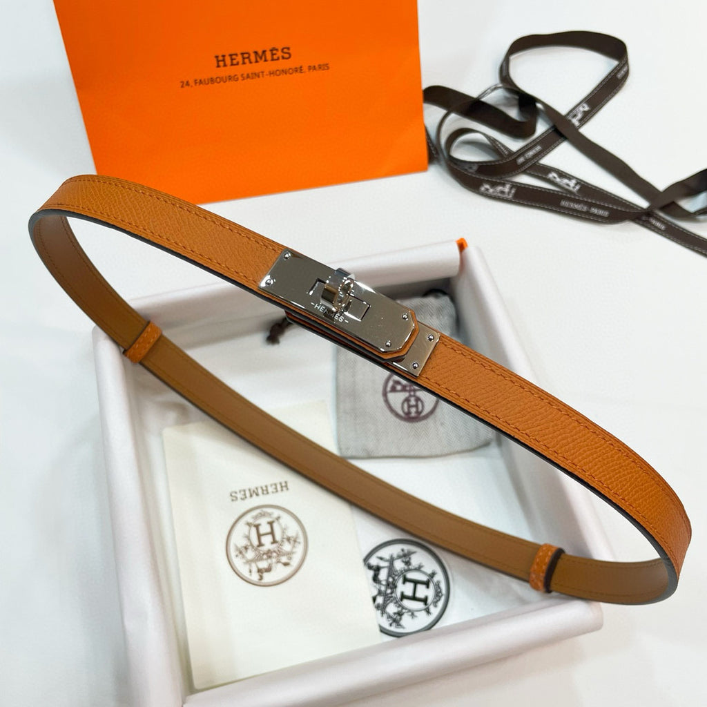 Slim Leather Waist Belt – Adjustable Fit