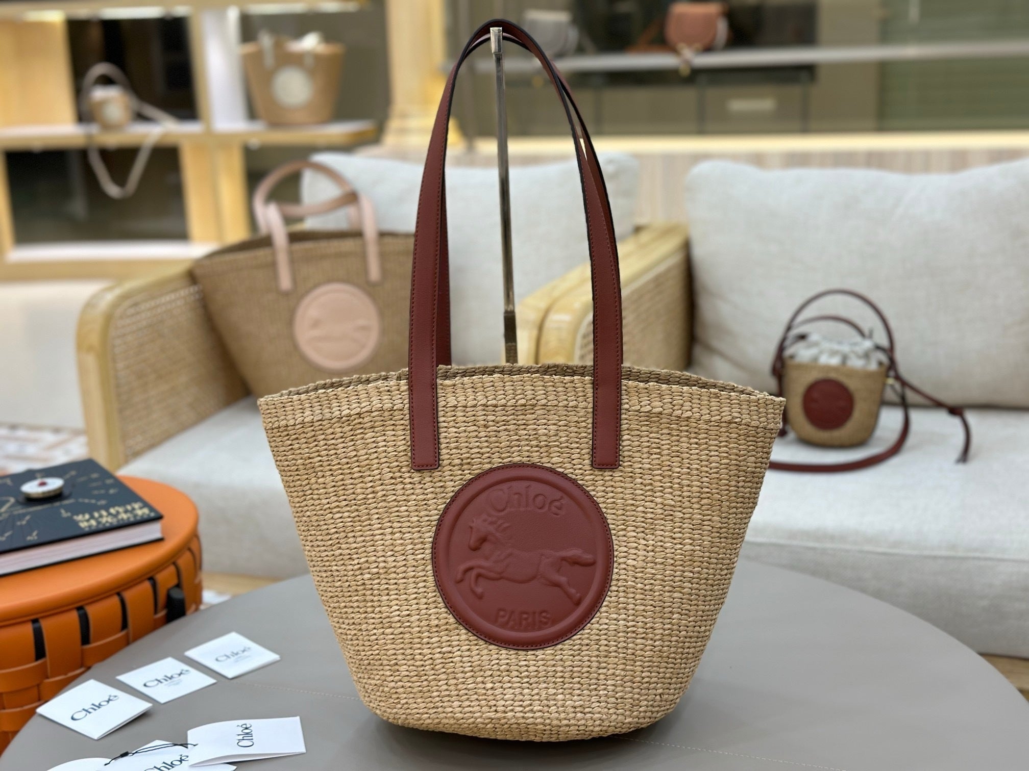 Woven Straw Bucket Bag  (Premium Quality)