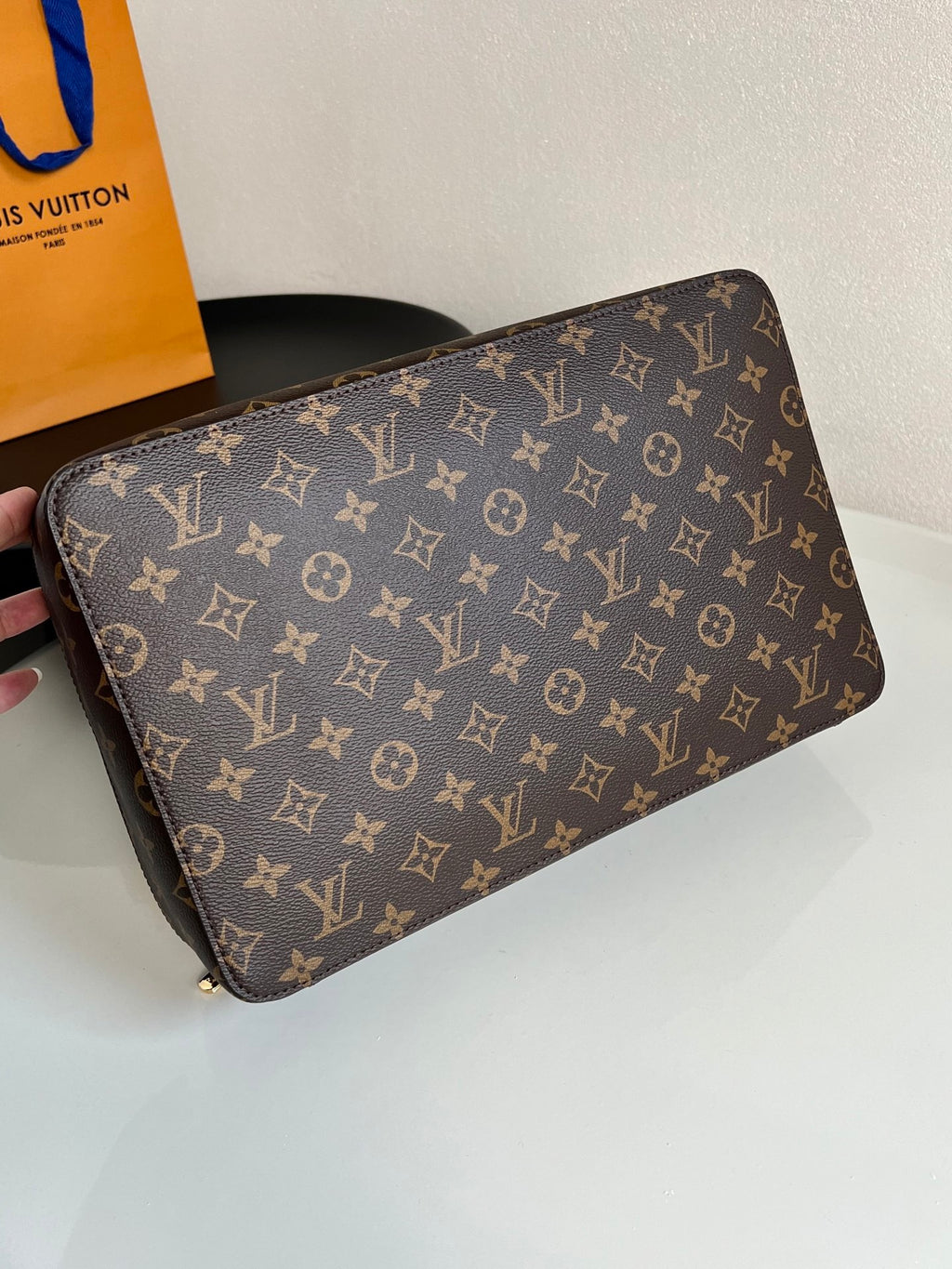 Monogram Canvas Jewelry Box | 3 Sizes | Premium Quality