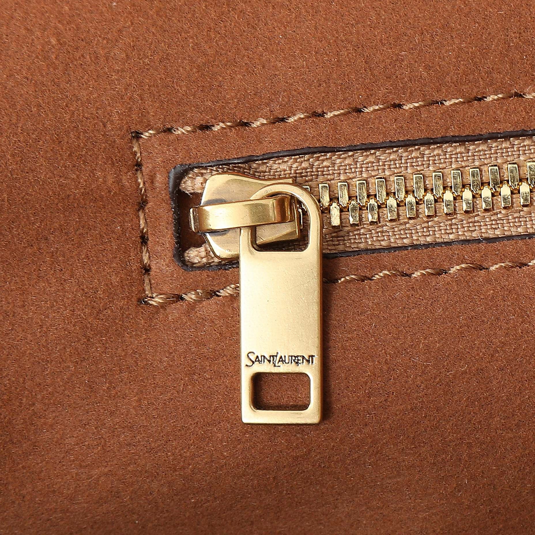 Y Elegant Soft Leather Suede-Lined Tote Bag