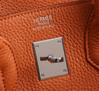 Elegant Togo-Textured Leather Handbag – Premium Craftsmanship