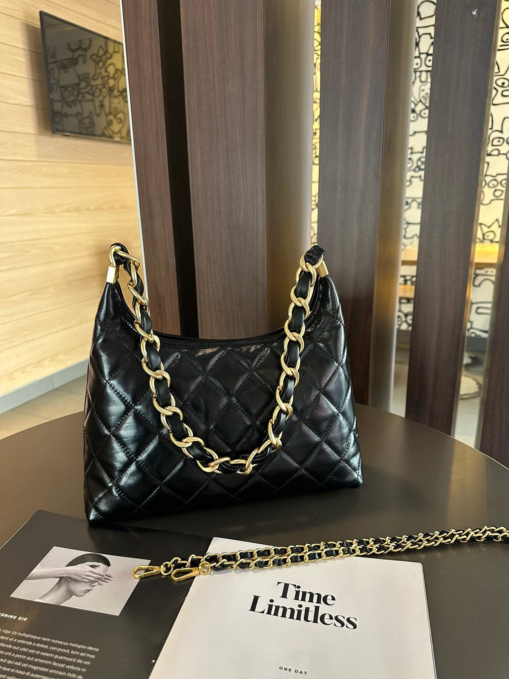 Hobo Bag Large — Wax Cowhide Leather