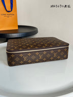 Monogram Canvas Jewelry Box | 3 Sizes | Premium Quality