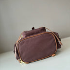 Premium Canvas &  Calfskin College-Style Backpack – JKS