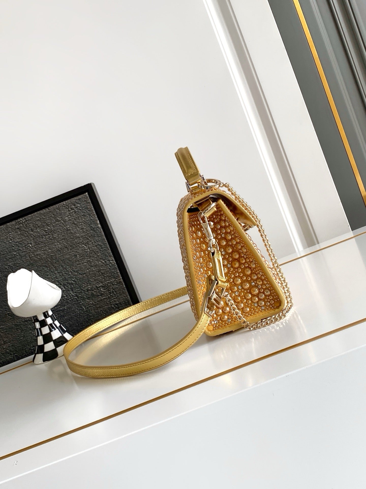 V-SLING Mini Crystal Bag | 9956 MTX