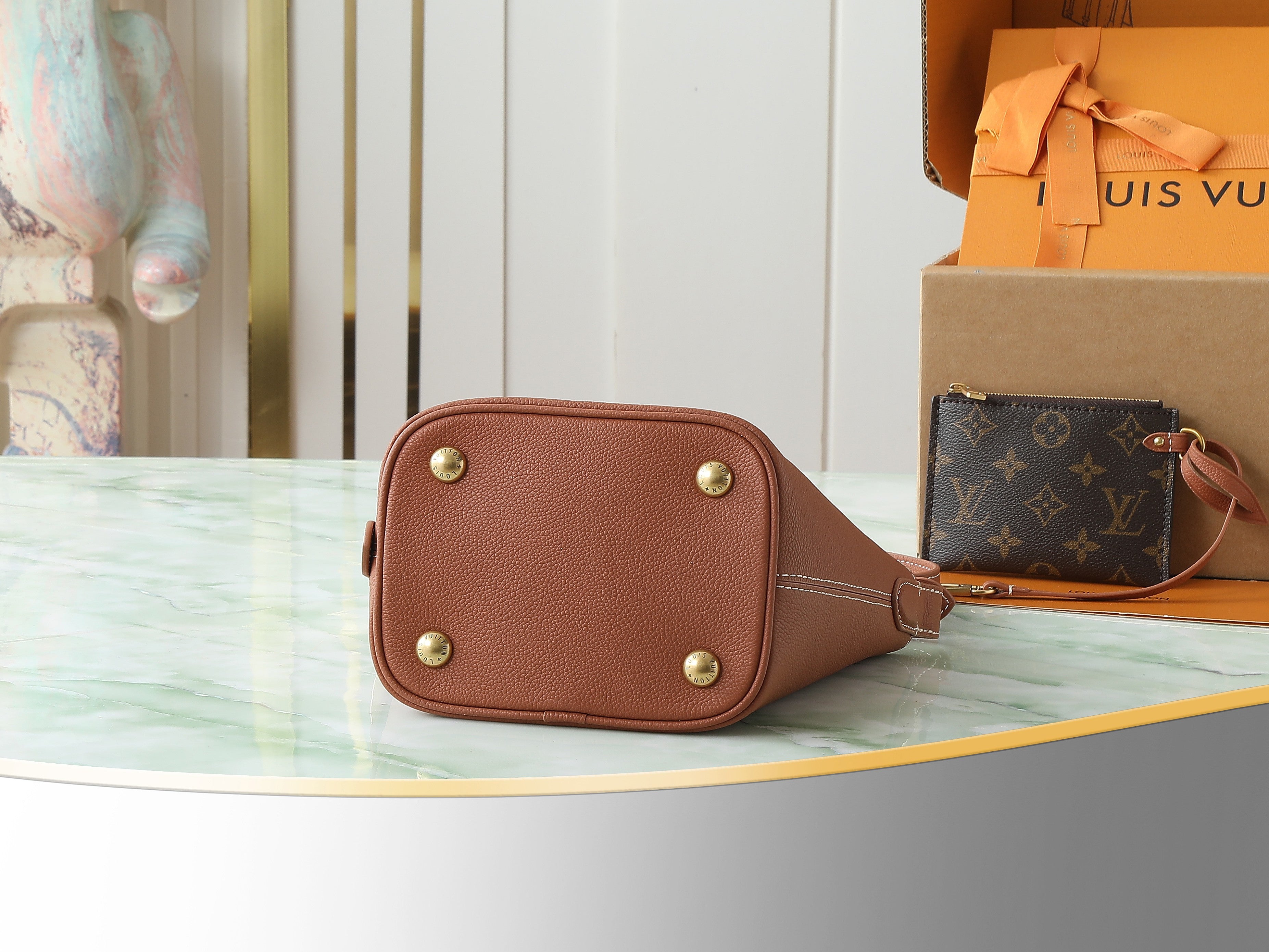 Low Key All In BB Bucket Bag | Full Leather |Premium Quality|