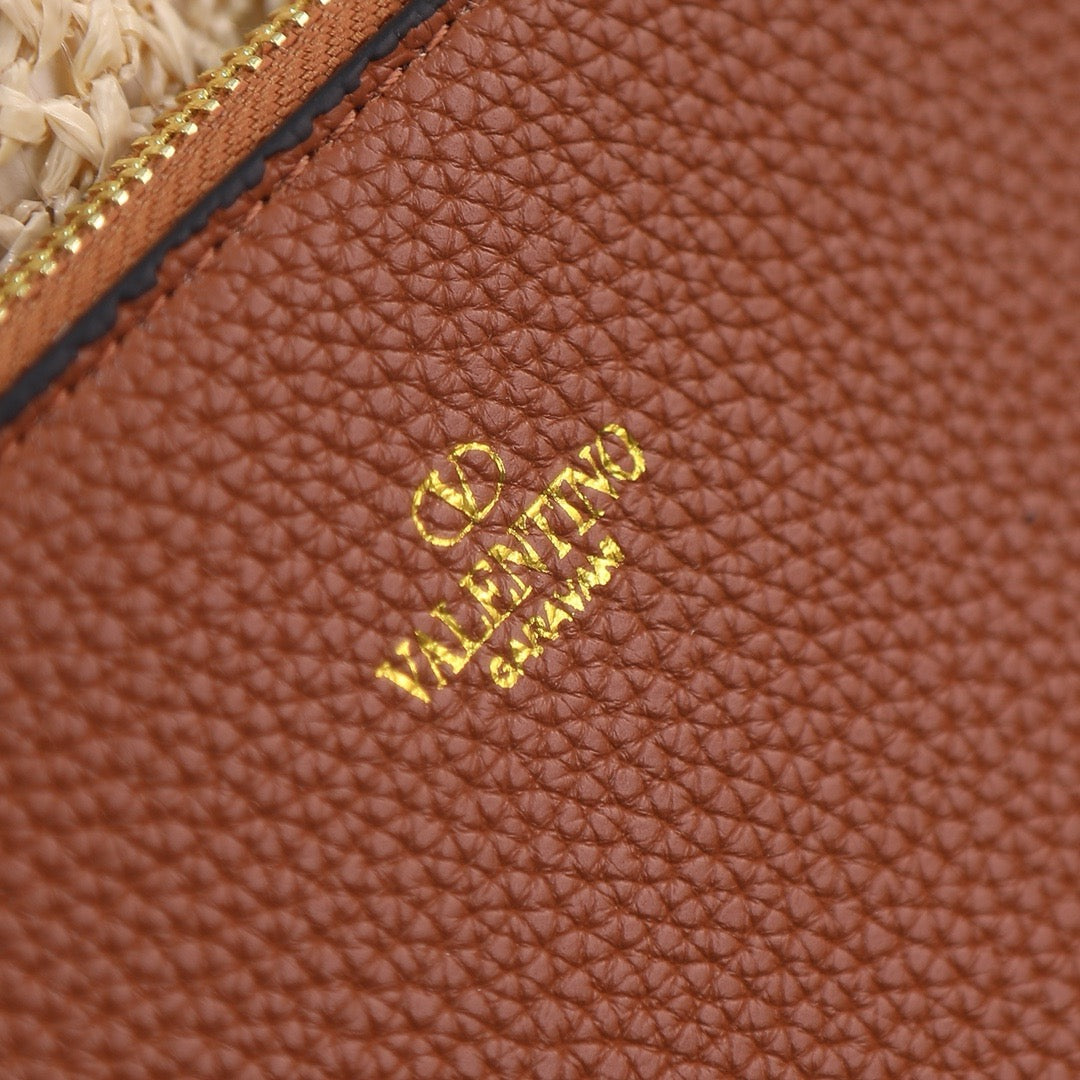 Handwoven Studded Tote Bag