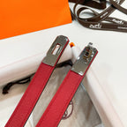 Slim Leather Waist Belt – Adjustable Fit