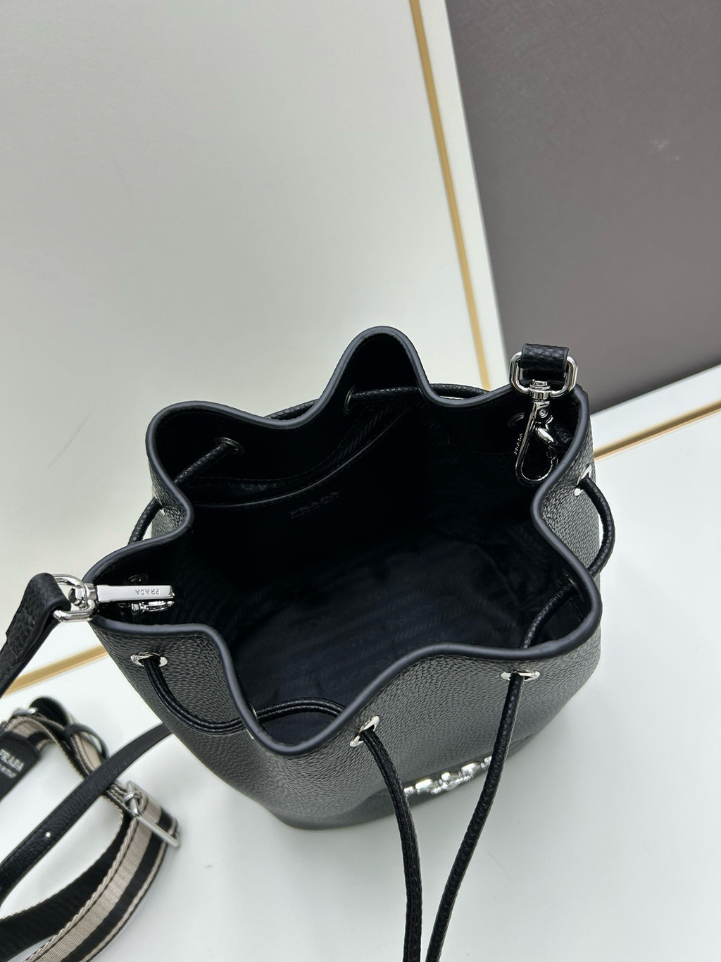 Dual Strap Bucket Bag