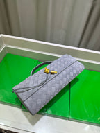Frosted Leather Evening Handbag