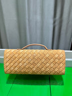 Frosted Leather Evening Handbag