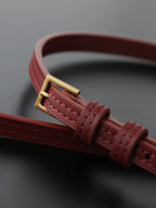 Bucket Bag | LE 37 | Smooth Calfskin | Dark Red (Premium Quality )