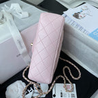 Mini Quilted Handle Flap Bag (Premium Quality)