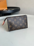Monogram Canvas Toiletry Pouch  (Premium Quality)