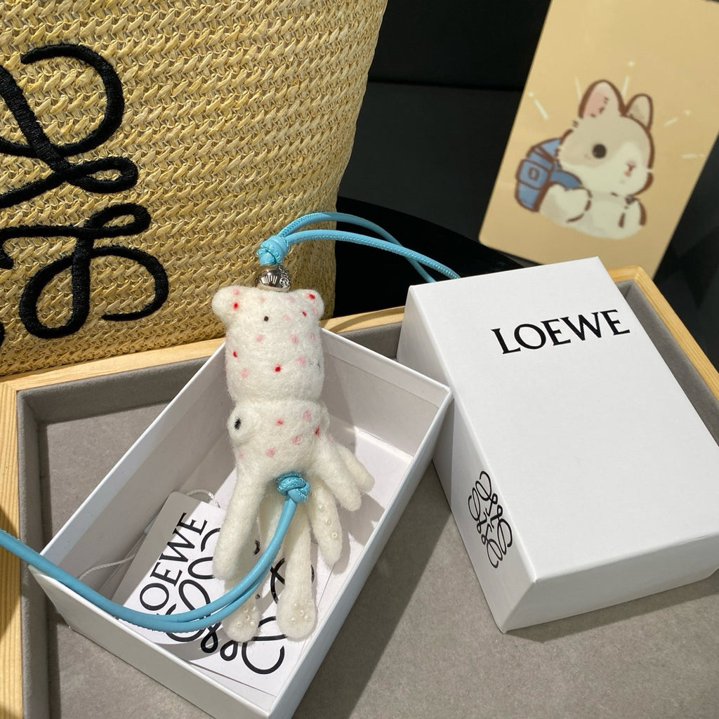 New Arrival – Felt & Leather Squid Charm