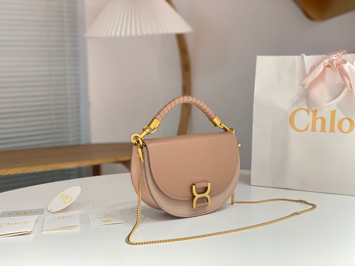 Chl0é Marcie Mini Leather Bag