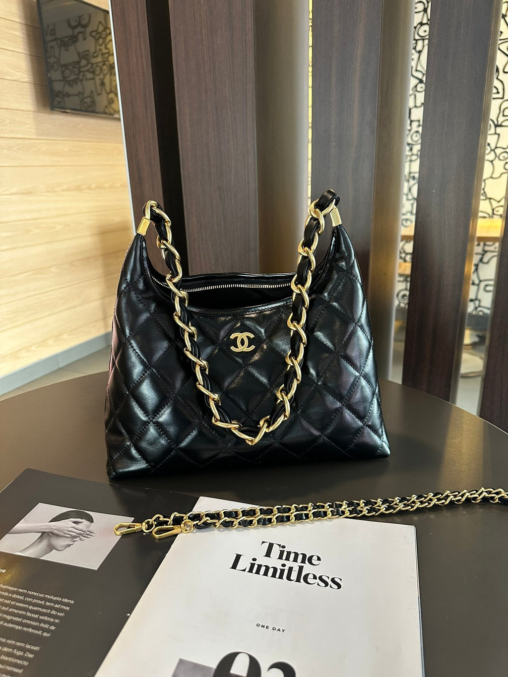Hobo Bag Large — Wax Cowhide Leather