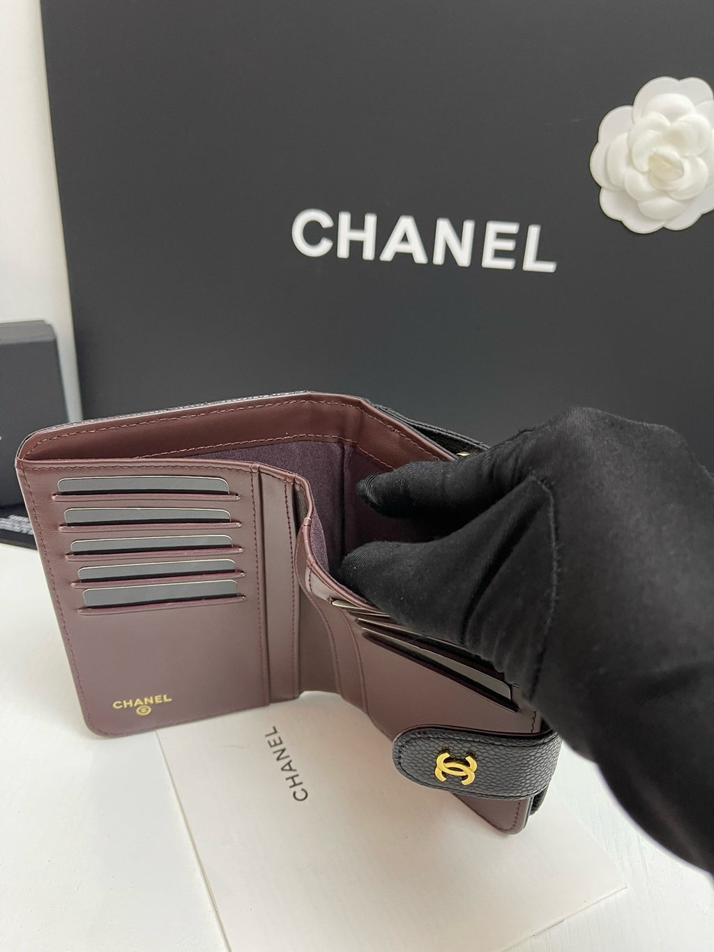 Classic Quilted Wallet with Card Slots