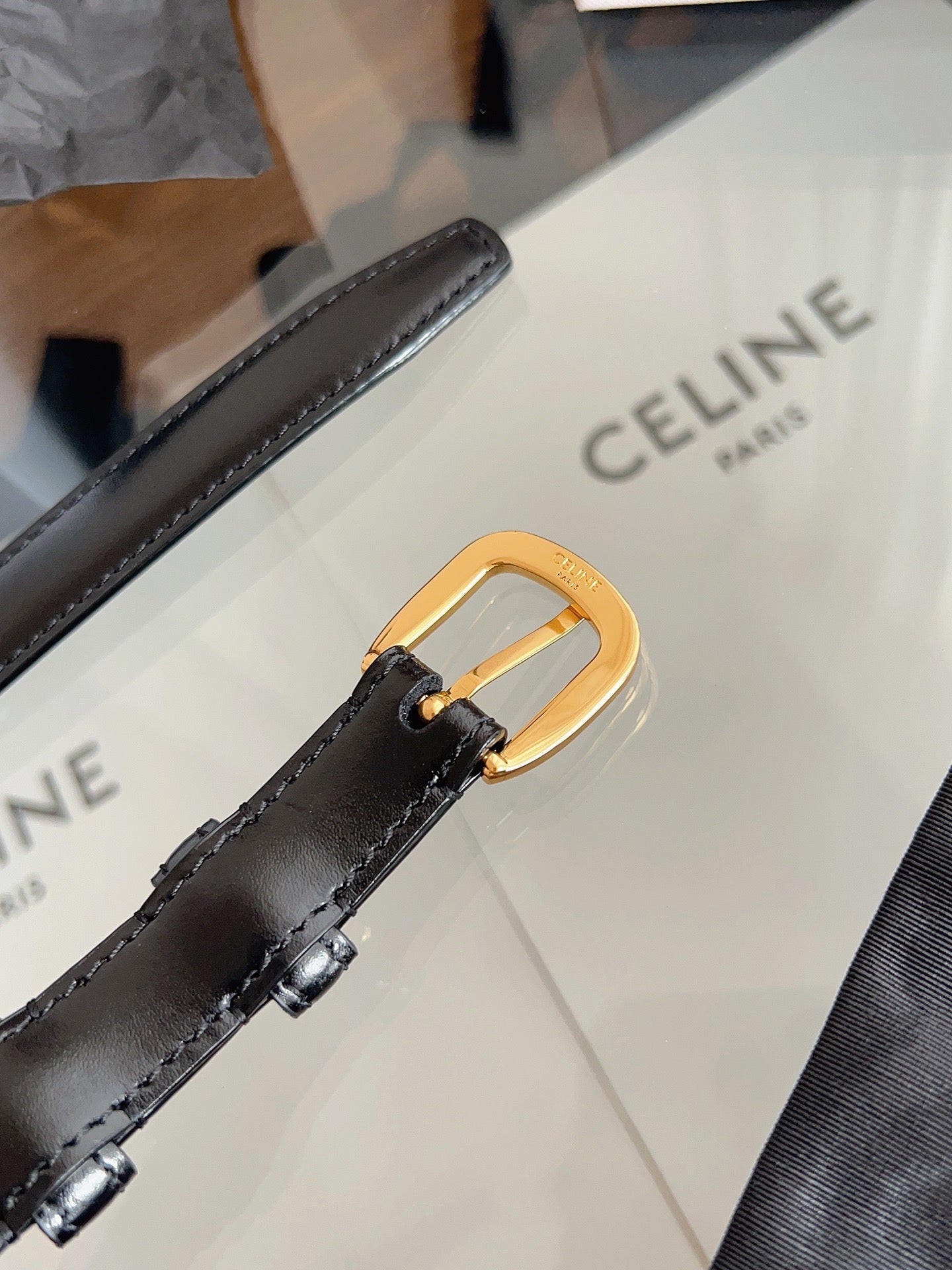 Vivienne Taurillon Belt | 18mm