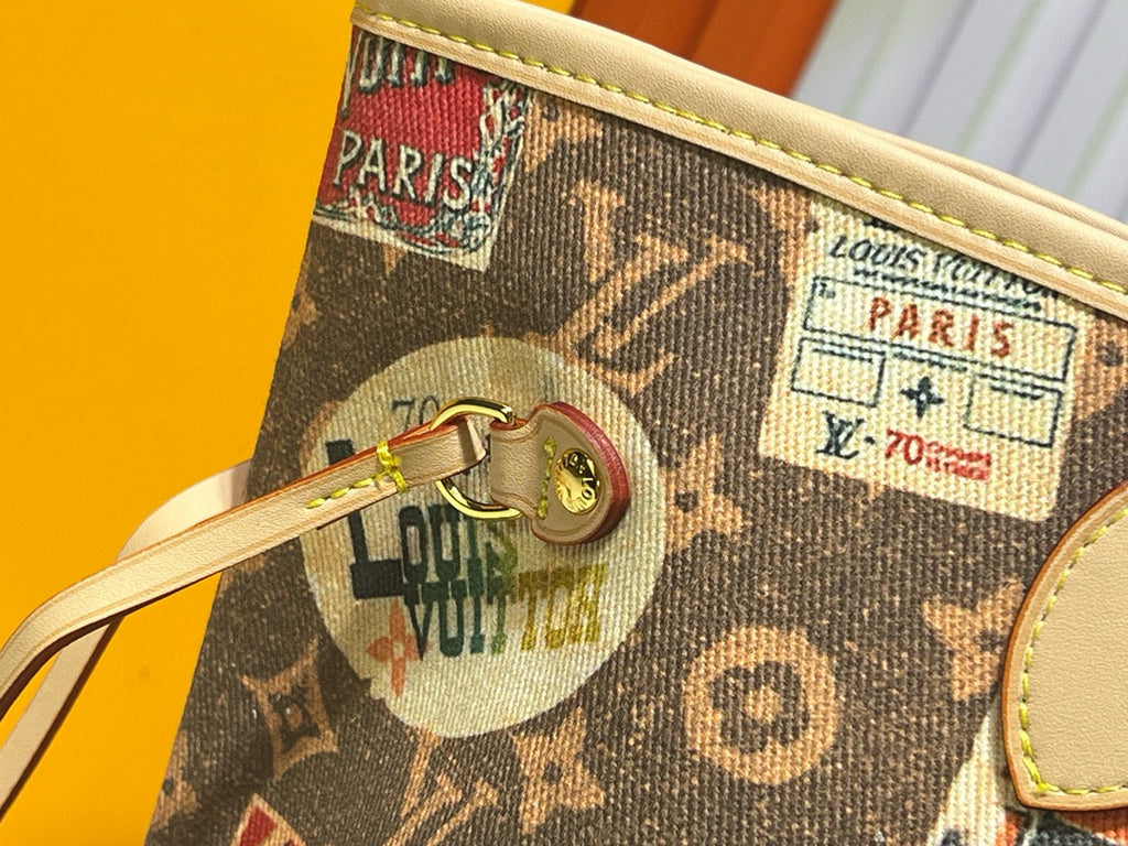 Canvas Tote – Monogram Tiles Design