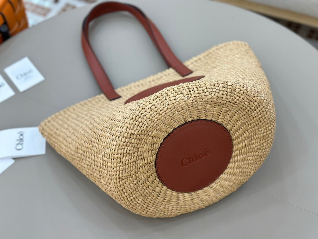 Woven Straw Bucket Bag  (Premium Quality)