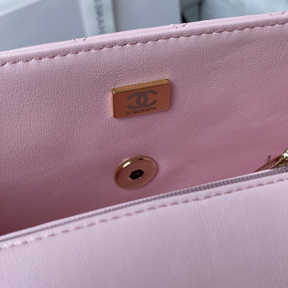 Mini Quilted Handle Flap Bag (Premium Quality)