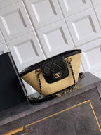 Large Woven Basket Tote – Summer Edition (Premium Quality ++)