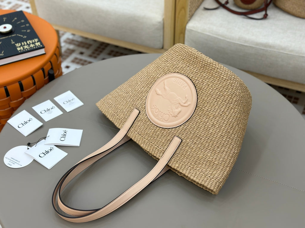 Woven Straw Bucket Bag  (Premium Quality)