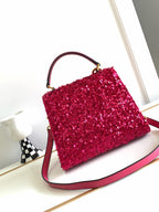 V-SLING 3D Embroidered Sequin Bag | 9866 MTX