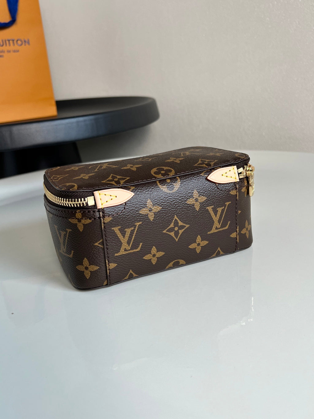 Monogram Canvas Jewelry Box | 3 Sizes | Premium Quality