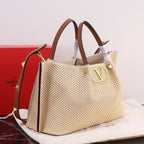 Handwoven Studded Tote Bag
