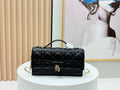 D Bow Top Handle Crossbody Bag