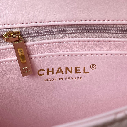 Mini Quilted Handle Flap Bag (Premium Quality)