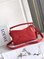 Premium Lambskin Geometric Puzzle Bag [Premium Quality]