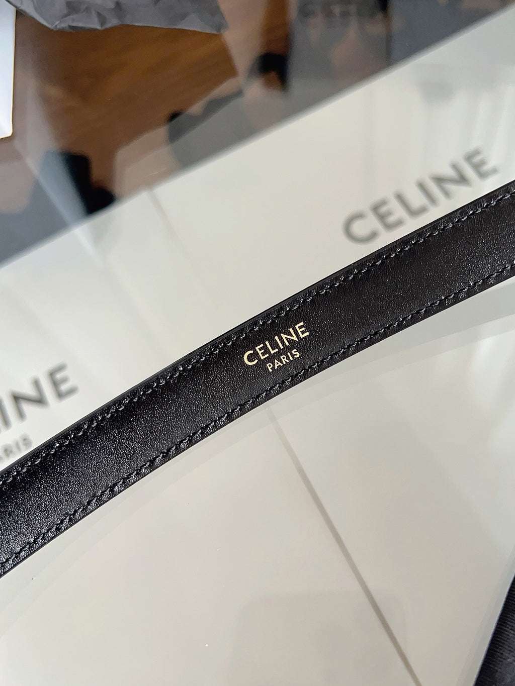 Vivienne Taurillon Belt | 18mm
