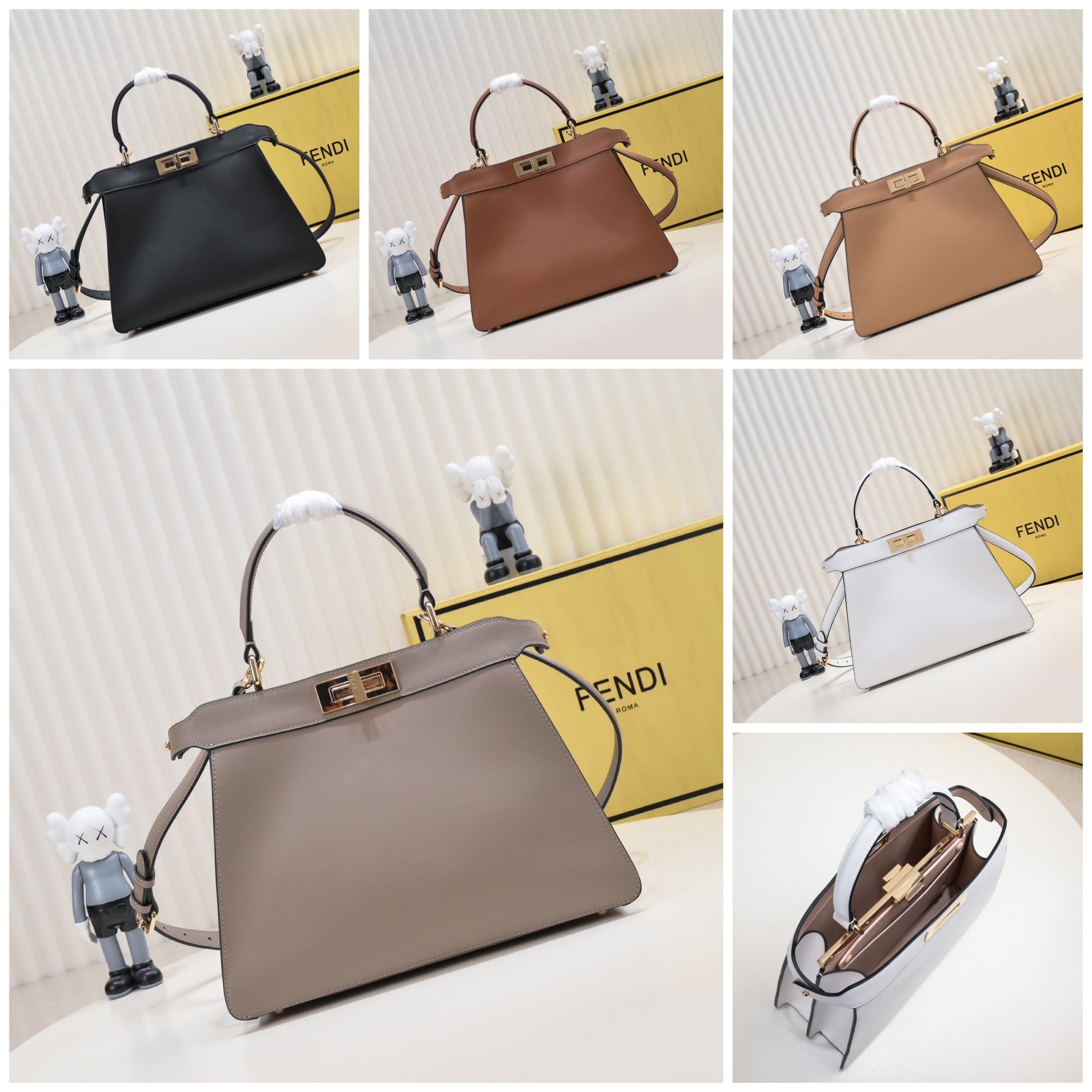 Peekaboo-Inspired Leather Handbag