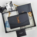 YS Mini Envelope Bag with Chain Strap  (Premium quality )