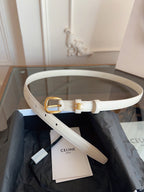 Vivienne Taurillon Belt | 18mm
