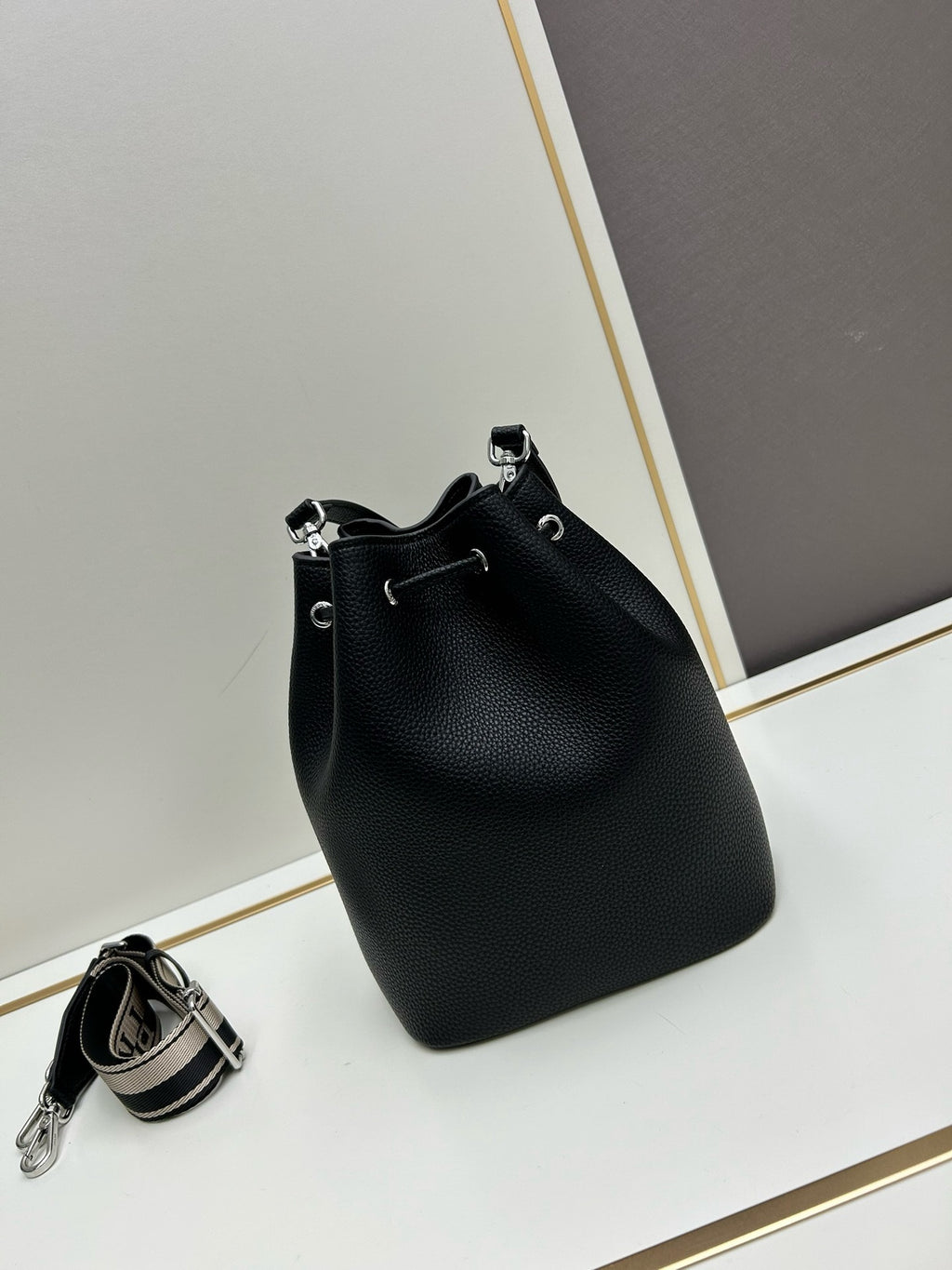 Dual Strap Bucket Bag