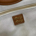 MM IVY Structured Leather Shoulder Bag – JC