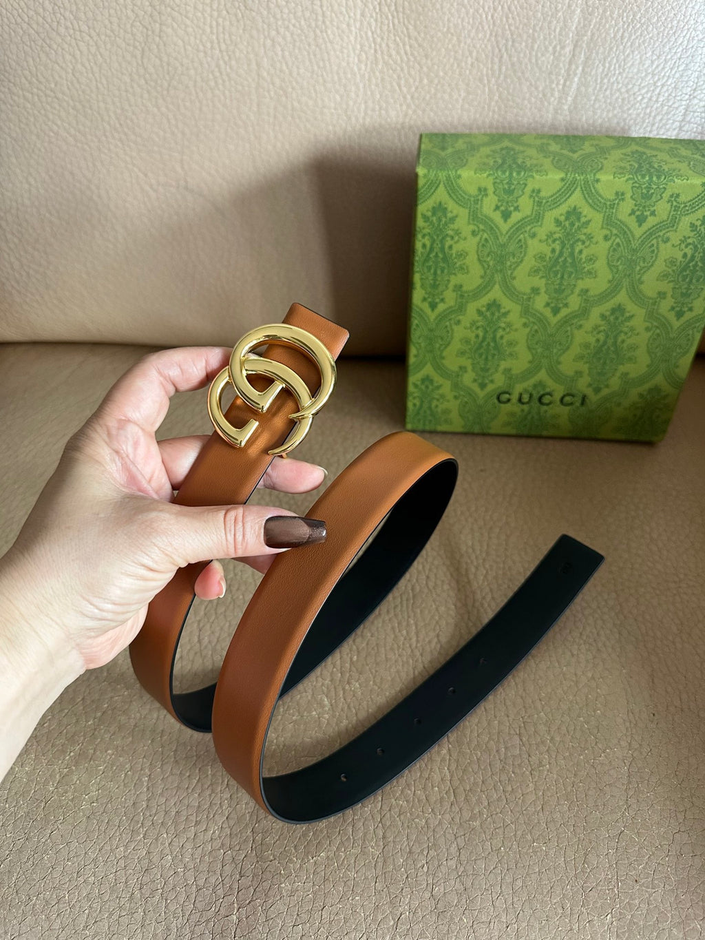 Double Letter Reversible Belt