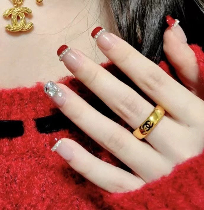 Vintage Logo Ring | Gold & Silver
