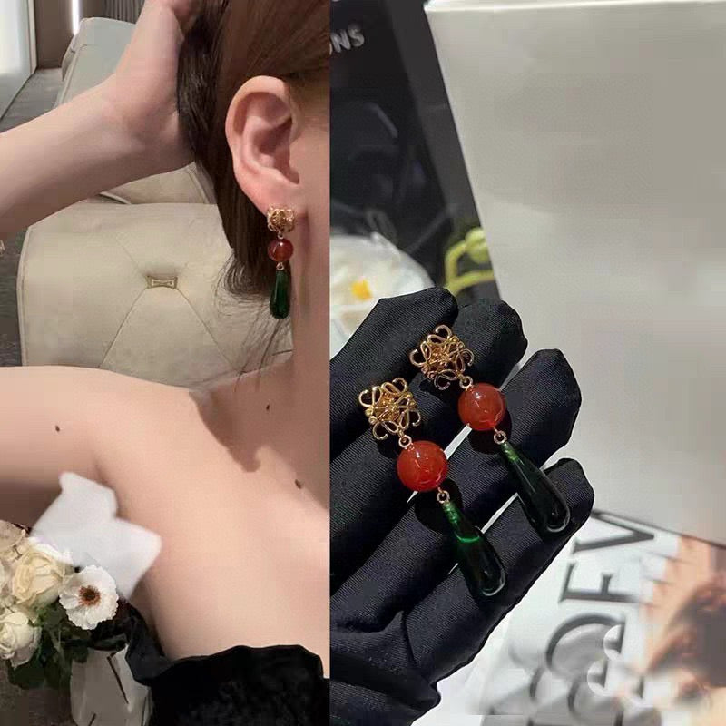 18K Gold-Plated Carnelian Teardrop Earrings